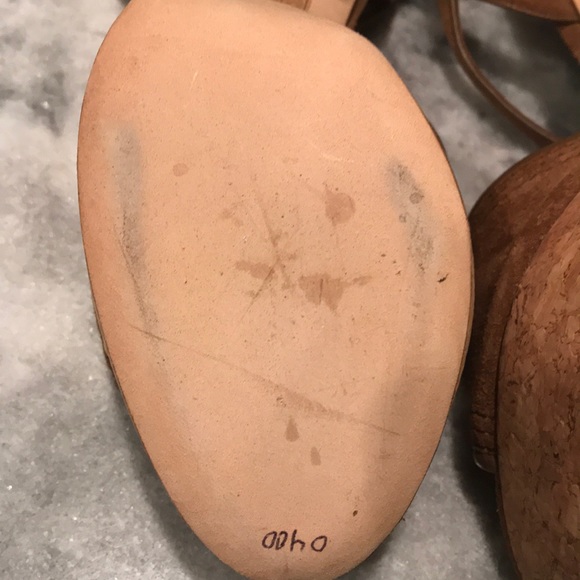 GUCCI Cork Suede Brown Platform Heels NWOB - Picture 12 of 15